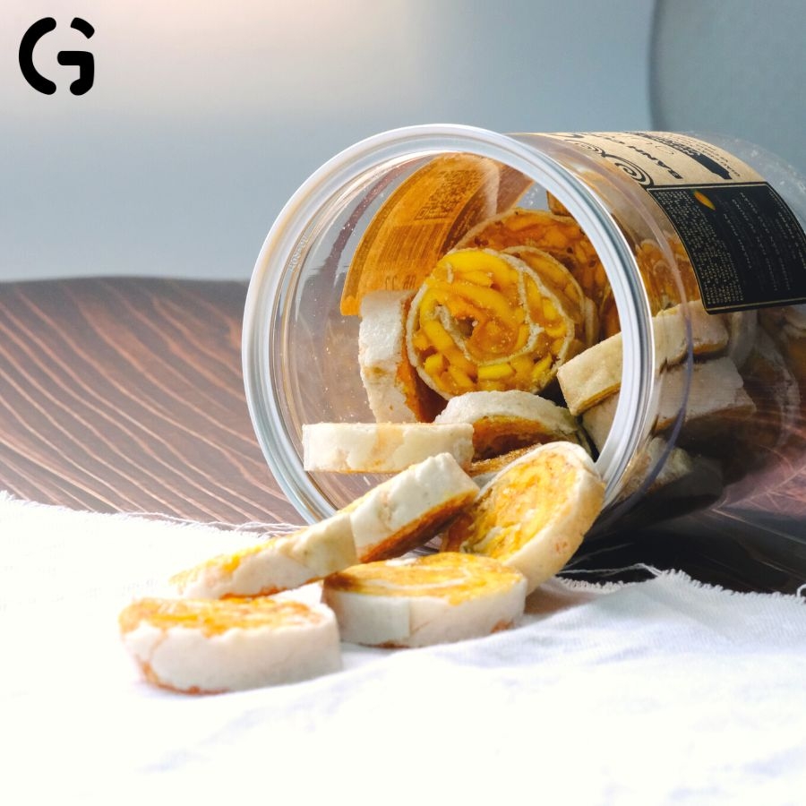 Bánh cuộn trái cây GUfoods Vị xoài - Chua ngọt tự nhiên, Giàu vitamin C, Ăn vặt healthy, Tốt cho sức khoẻ
